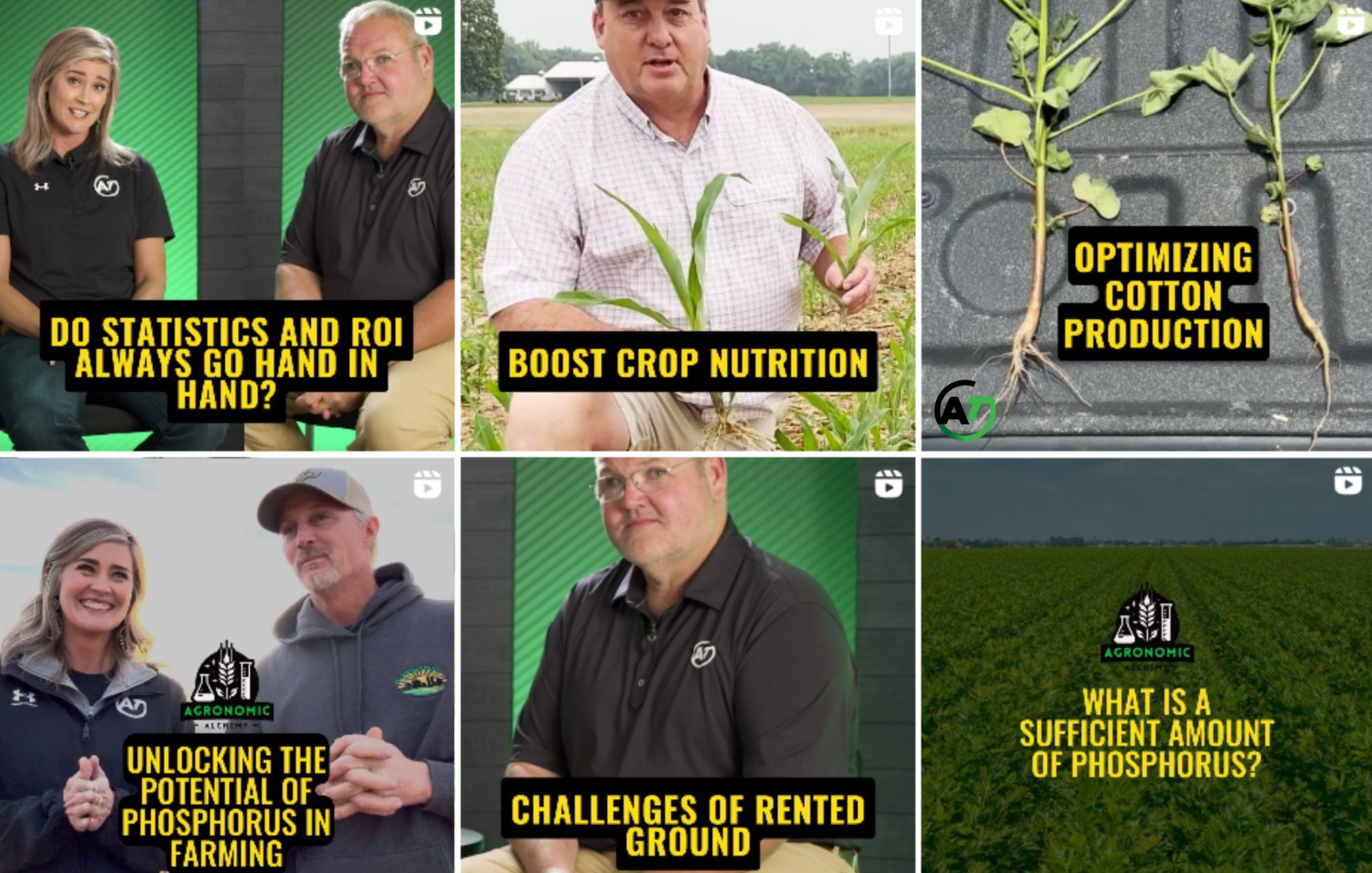 AgroTech Social Media Collage