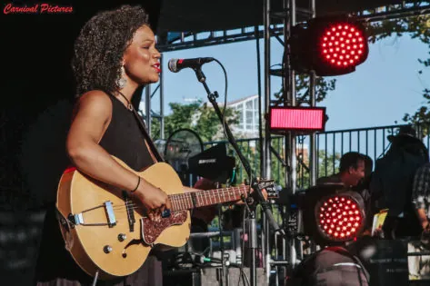 Picture of Martay, artist and songwriter that we helped win a campaign and open for Snoop Dogg.